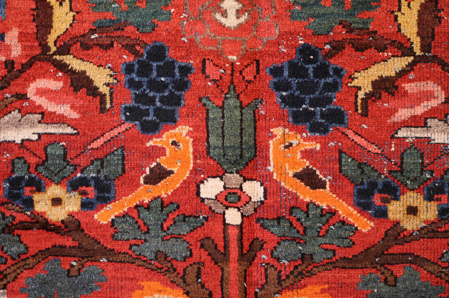 Unikat Vintage Teppich "Birds of Paradise" 119x196cm
